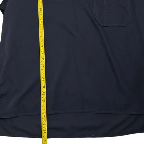 Carhartt Men's Ripstop Utility Scrub Top Navy Blue Size: Large - Picture 4 of 7